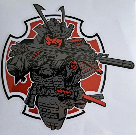 Samurai spirit warrior vehicle sticker