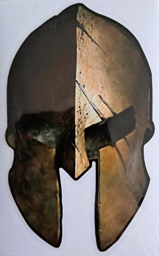Spartan helmet vehicle sticker